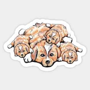 Puppies Sticker